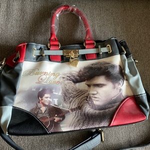 Brand new without tags Elvis Presley burning love handbag